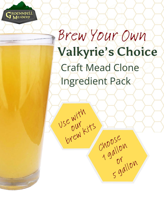 Mead Ingredient Kit: Valkyrie's Choice Clone - Groennfell Homebrew