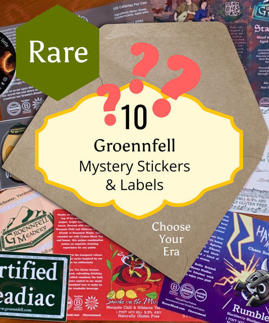 Vintage Label & Sticker Pack - 10 Mystery Labels and Stickers